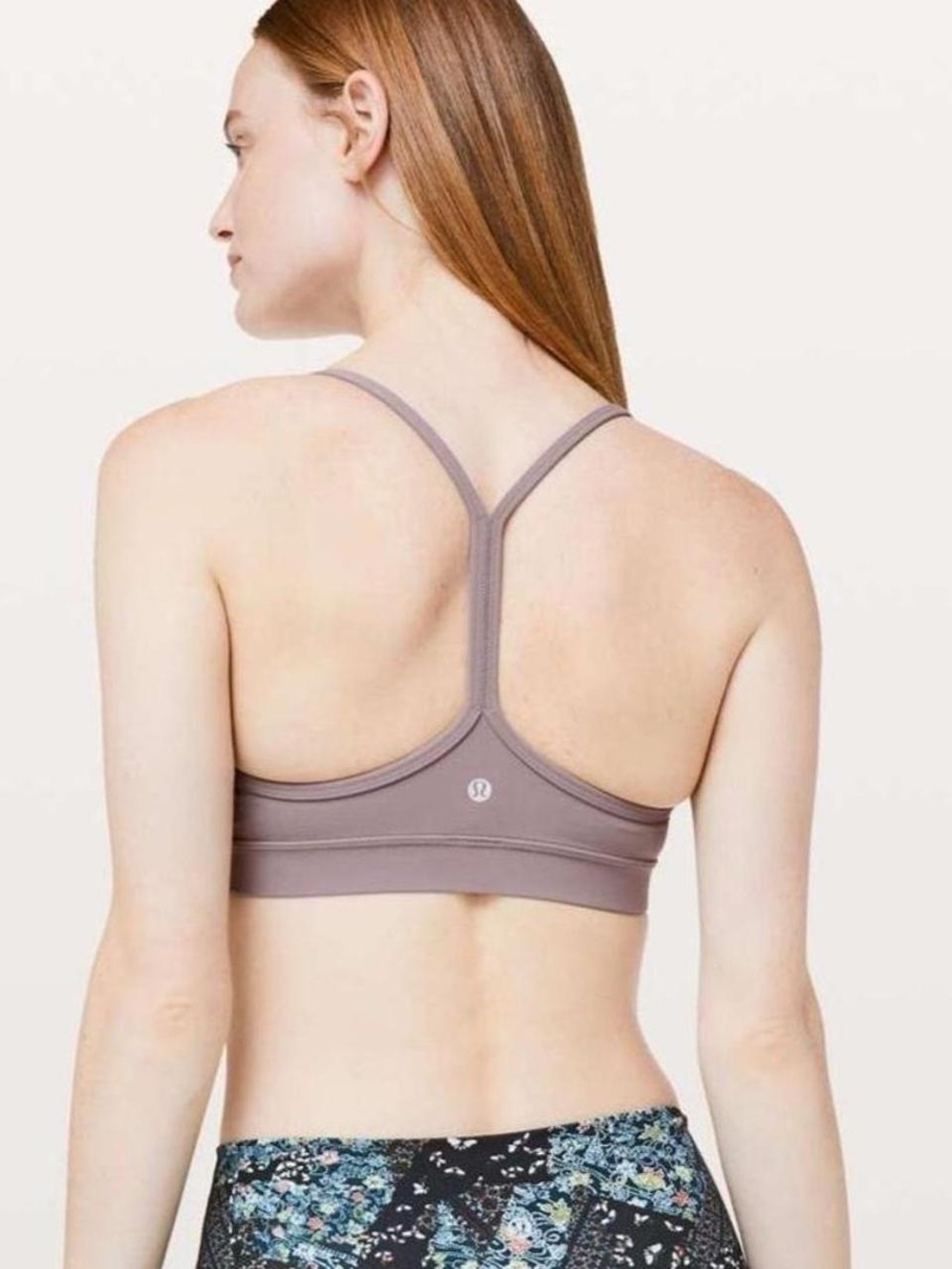 lululemon athletica Mauve T-Back Strappy Sports Bra